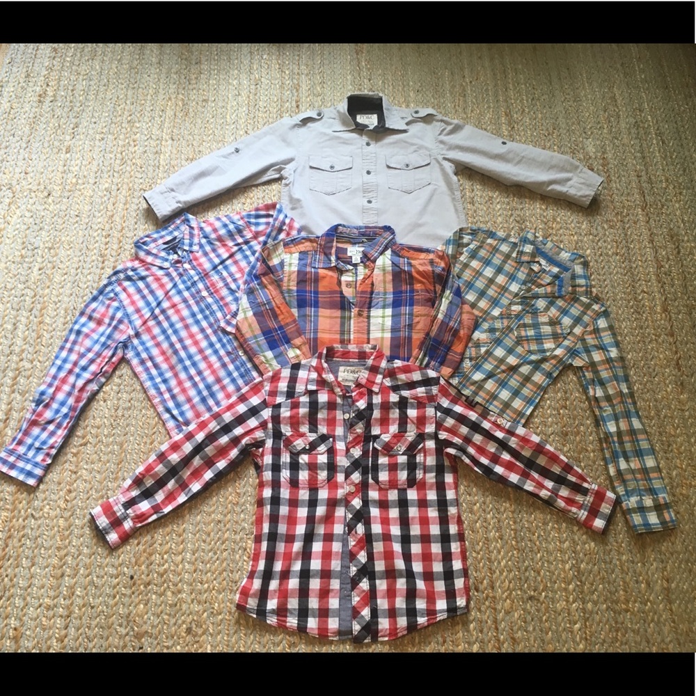 Splendid/ PD&C/ Tommy Hilfiger boy’s LS shirts
